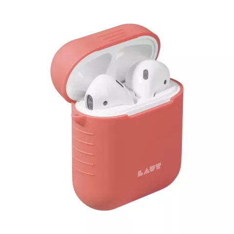 Laut POD Slim Silicon PC en rubber hoesje geschikt voor AirPods 1 en 2 - roze