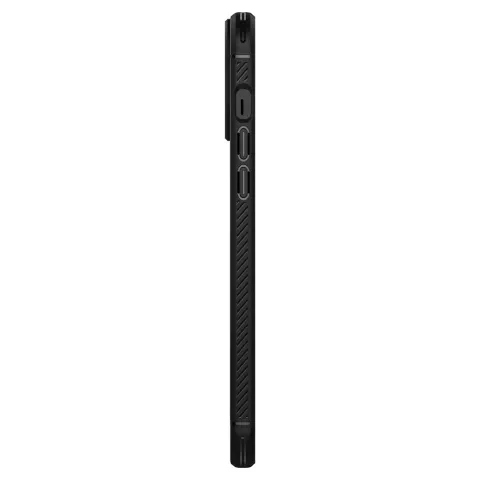Spigen Rugged Armor TPU met Air Cushion carbonvezels hoesje geschikt voor iPhone 13 Pro Max - zwart