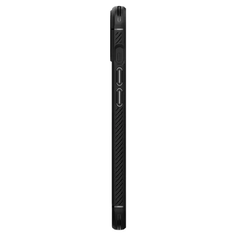 Spigen Rugged Armor TPU met Air Cushion carbonvezels hoesje geschikt voor iPhone 13 - zwart