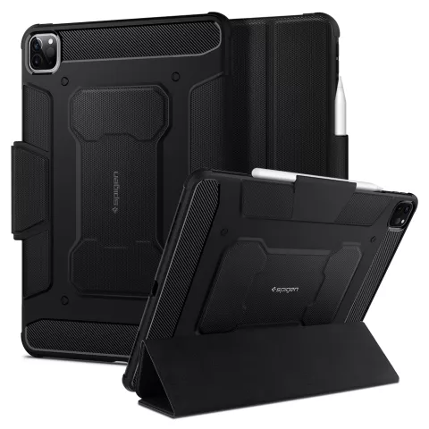 Spigen Rugged Armor Pro met Air Cushion hoes voor iPad Pro 11 (2018 2020 2021 2022) - zwart