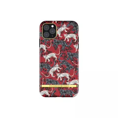 Richmond &amp; Finch Samba Red Leopard luipaarden hoesje voor iPhone 11 Pro Max - rood