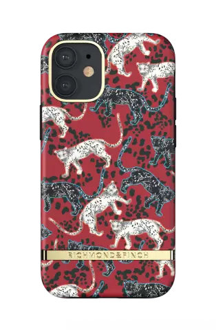 Richmond &amp; Finch Samba Red Leopard luipaarden hoesje voor iPhone 12 mini - rood