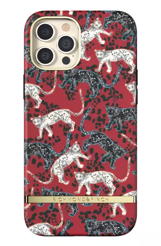 Richmond &amp; Finch Samba Red Leopard luipaarden hoesje voor iPhone 12 Pro Max - rood