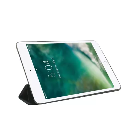 Xqisit Soft touch cover hoes geschikt voor iPad mini 4 en 5 - zwart