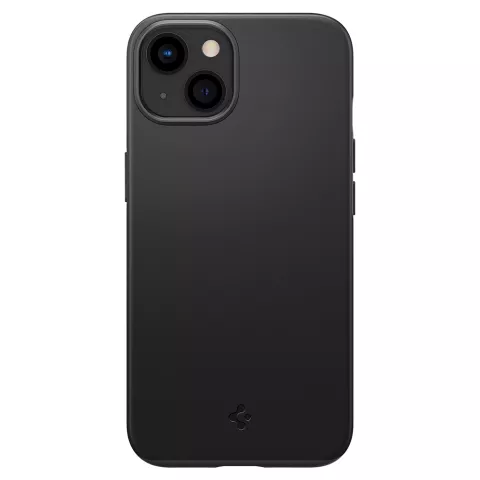 Spigen Thin Fit dun polycarbonaat hoesje geschikt voor iPhone 13 - zwart