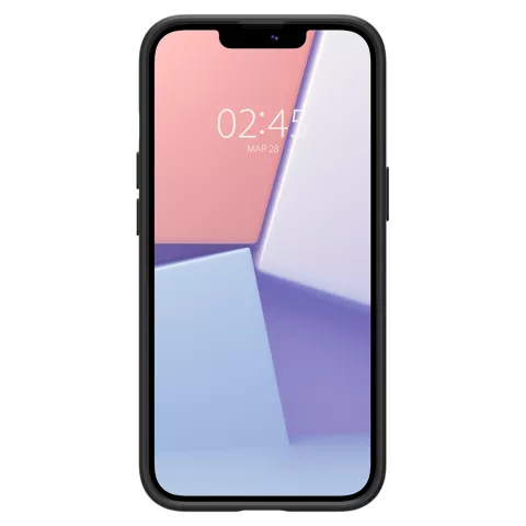 Spigen Thin Fit dun polycarbonaat hoesje geschikt voor iPhone 13 - zwart