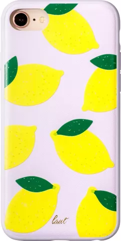 Laut Tutti Frutti Lemon PU en TPU limoenen hoesje voor iPhone 6 6s 7 8 en SE 2020 SE 2022