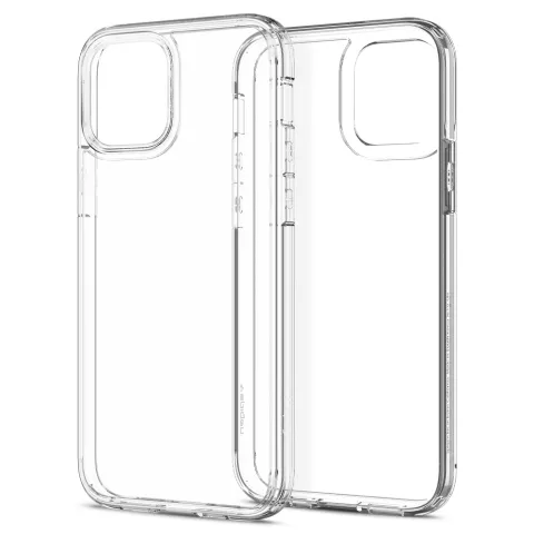 Spigen Ultra Hybrid PU en TPU Air Cushion hoesje voor iPhone 12 en iPhone 12 Pro - transparant