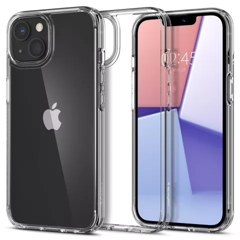 Spigen Ultra Hybrid pu en TPU Air Cushion hoesje geschikt voor iPhone 13 - transparant