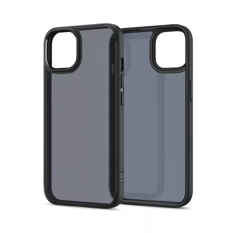 Spigen Ultra Hybrid PU en TPU Air Cushion hoesje voor iPhone 13 - zwart