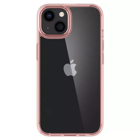 Spigen Ultra Hybrid PU en TPU Air Cushion hoesje voor iPhone 13 - roze