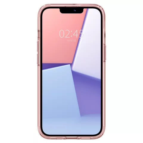 Spigen Ultra Hybrid PU en TPU Air Cushion hoesje voor iPhone 13 - roze