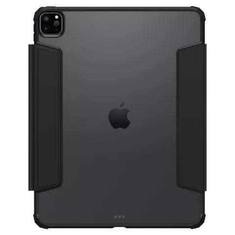 Spigen Ultra Hybrid Pro kunstleer hoes geschikt voor iPad Pro 12.9 (2021 2022) - zwart