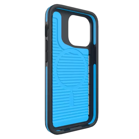 Gear4 Vancouver Snap D3O hoesje geschikt voor iPhone 13 Pro - zwart en blauw