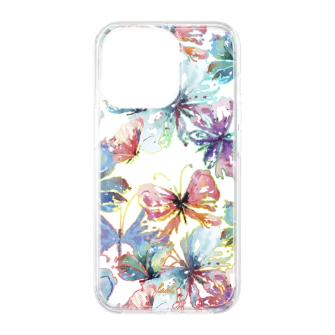 Laut Crystal Palette TPU vlinders hoesje geschikt voor iPhone 13 Pro - transparant