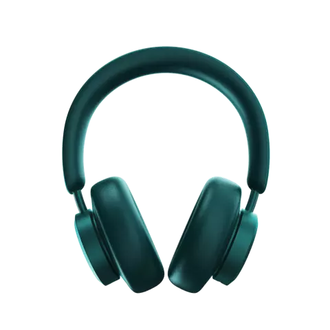 Urbanista Miami Midnight Over-Ear Bluetooth Hoofdtelefoon Active Noise Cancellation - Groenblauw