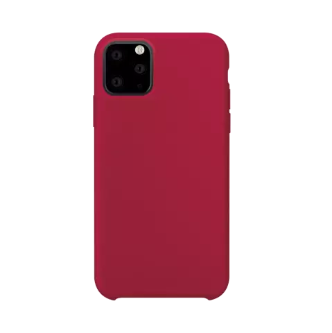 Xqisit Silicone PC en siliconen hoesje voor iPhone 11 Pro Max - rood