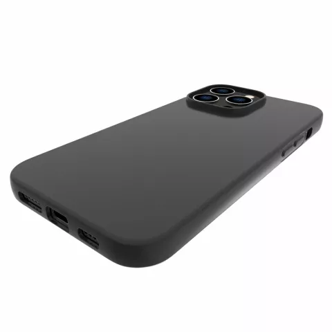 Matte Black TPU hoesje voor iPhone 14 Pro - zwart