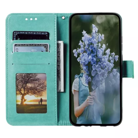 Mandala Wallet TPU hoesje voor iPhone 14 Plus - groen
