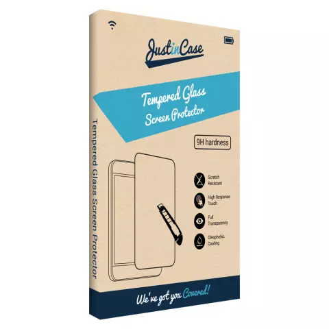 Just in Case Tempered Glass geschikt voor iPad mini 6 (2021) &amp; iPad mini 7 (2024) - gehard glas