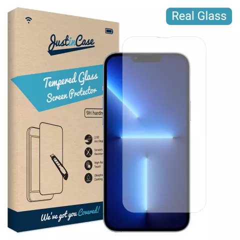 Just in Case Tempered Glass voor iPhone 13 Pro Max - gehard glas