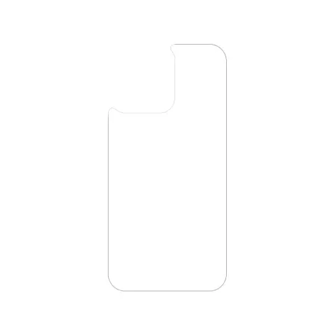 Just in Case Back Cover Tempered Glass voor iPhone 13 Pro Max - gehard glas