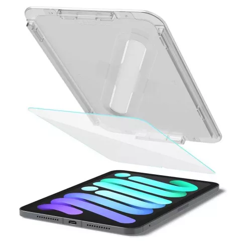 Spigen Glass Montage Frame EZ FIT voor iPad mini 6 - gehard glas