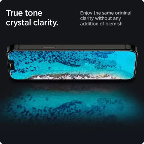 Spigen Glas tR Slim Privacy Glass geschikt voor iPhone 14, geschikt voor iPhone 13 Pro en iPhone 13 - gehard glas