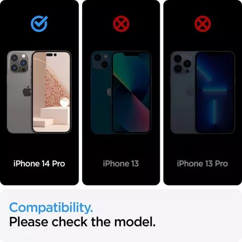 Spigen AlignMaster Full Cover Glass 2 pack geschikt voor iPhone 14 Pro - gehard glas
