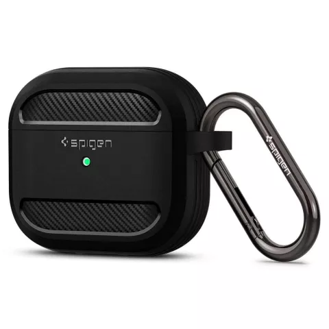 Spigen Rugged Armor Case hoesje geschikt voor AirPods 3 - zwart