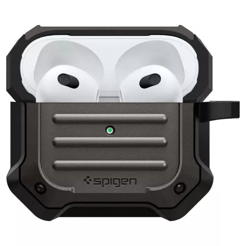 Spigen Tough Armour Case hoesje geschikt voor AirPods 3 - Gunmetal