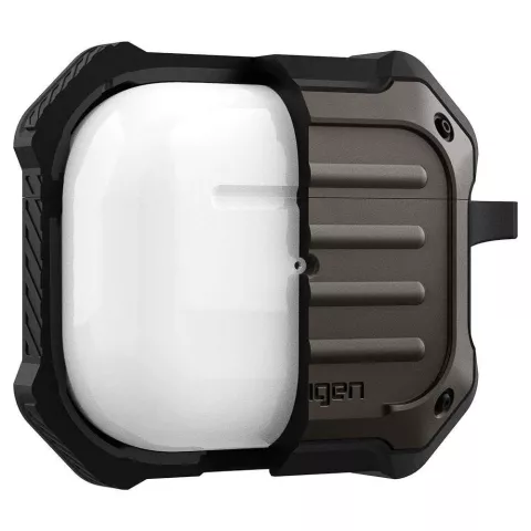 Spigen Tough Armour Case hoesje geschikt voor AirPods 3 - Gunmetal