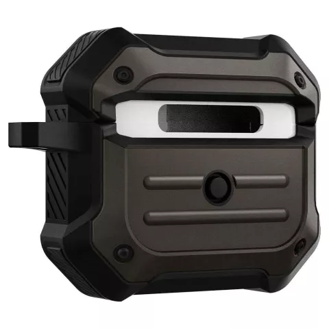 Spigen Tough Armour Case hoesje geschikt voor AirPods 3 - Gunmetal