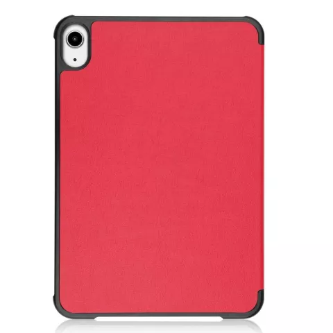 Just in Case Trifold Case hoes geschikt voor iPad mini 6 (2021) &amp; iPad mini 7 (2024) - rood