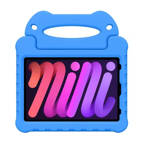 Just in Case Kids Case Ultra hoes geschikt voor iPad mini 6 (2021) &amp; iPad mini 7 (2024) - blauw