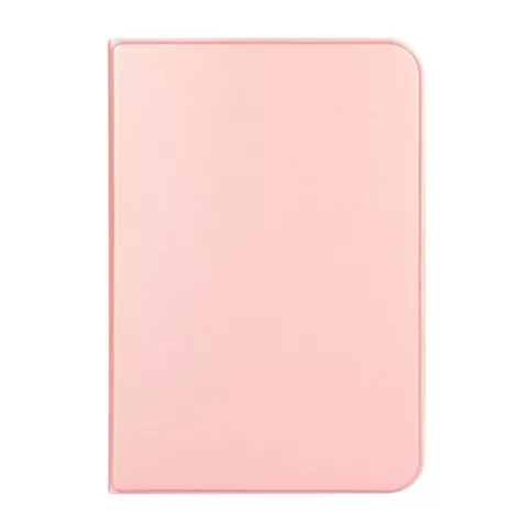 Just in Case PU Leather Book Case hoes geschikt voor iPad mini 6 (2021) &amp; iPad mini 7 (2024) - roze