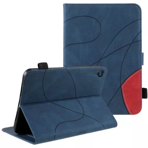 Just in Case Business Book Case hoes voor iPad mini 6 - blauw