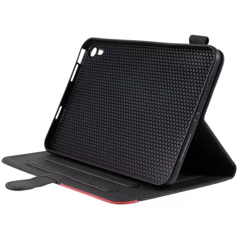 Just in Case Business Book Case hoes geschikt voor iPad mini 6 (2021) &amp; iPad mini 7 (2024) - zwart