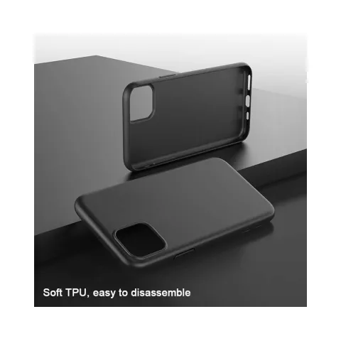 Just in Case Soft TPU hoesje voor iPhone 11 Pro Max - zwart