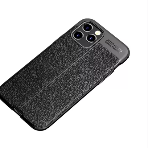 Just in Case Soft Design TPU Case hoesje voor iPhone 12 Pro Max - zwart