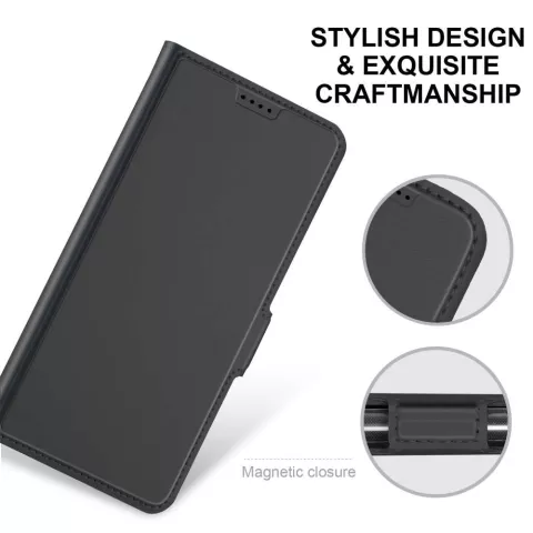Just in Case Wallet Case Slimline hoesje voor iPhone 12 Pro Max - zwart