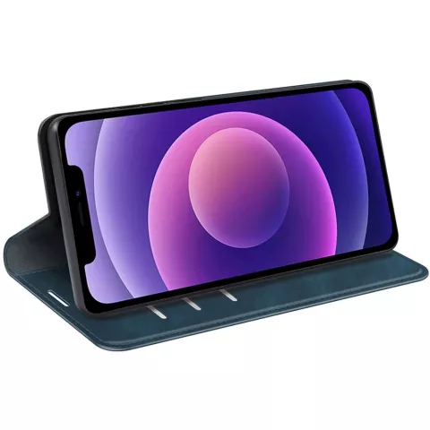 Just in Case Wallet Case Magnetic hoesje voor iPhone 12 Pro Max - blauw
