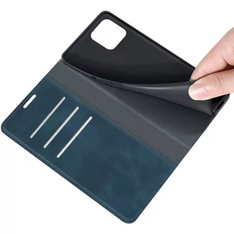 Just in Case Wallet Case Magnetic hoesje voor iPhone 12 Pro Max - blauw