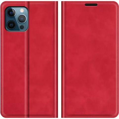 Just in Case Wallet Case Magnetic hoesje voor iPhone 12 Pro Max - rood