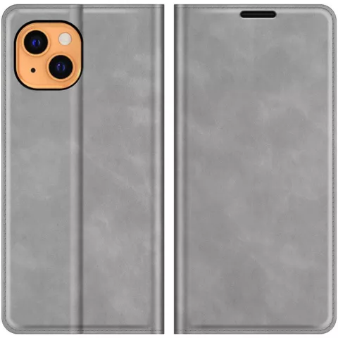 Just in Case Wallet Case Magnetic hoesje voor iPhone 13 mini - grijs