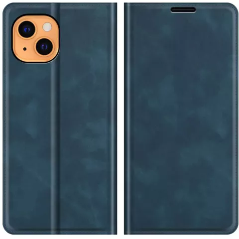 Just in Case Wallet Case Magnetic hoesje geschikt voor iPhone 13 - blauw