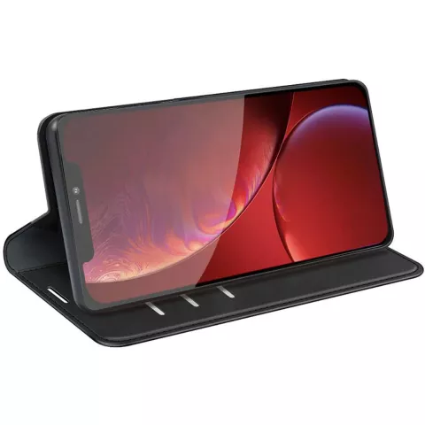 Just in Case Wallet Case Magnetic hoesje geschikt voor iPhone 13 Pro Max - zwart