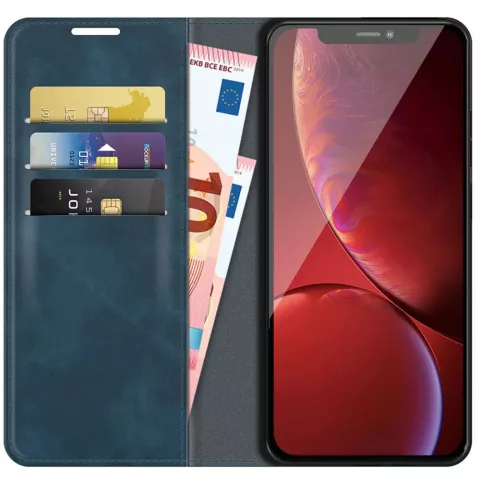Just in Case Wallet Case Magnetic hoesje geschikt voor iPhone 13 Pro Max - blauw