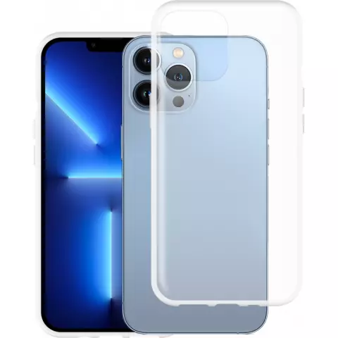 Just in Case Soft TPU Case hoesje geschikt voor iPhone 13 Pro Max - transparant