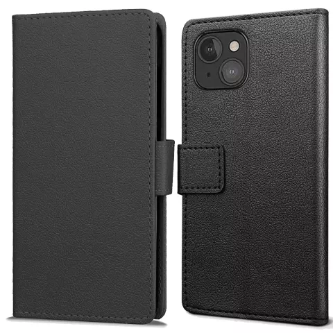 Just in Case Wallet Case hoesje geschikt voor iPhone 13 mini - zwart